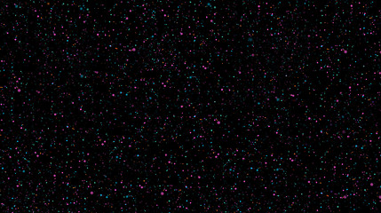 Image showing Blurred holiday lights on black