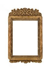 Image showing Carved wooden Frame for picture useful as icon case