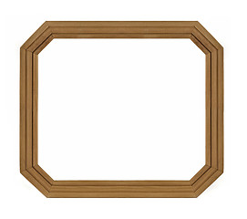 Image showing Wooden Octagonal Frame for picture