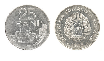 Image showing 25 bani - Romanian money