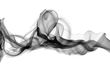 Image showing Abstract fume waves pattern