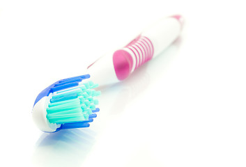 Image showing Healthy lifestyle - modern toothbrush