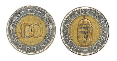 Image showing 100 Forint - hungarian money