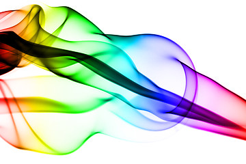 Image showing Colored Smoke abstract 