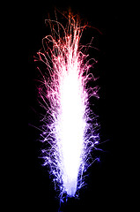 Image showing Celebration - birthday fireworks candle