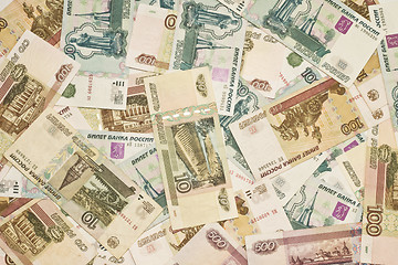 Image showing Russian money - roubles