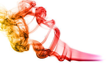 Image showing Colorful Magic Abstract fume shapes