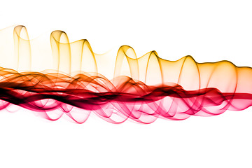 Image showing Magic waves - Abstract colored fume