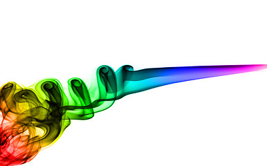 Image showing Colourfast fume abstract shapes