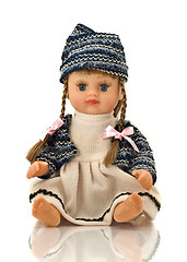 Image showing Beautiful doll with long pigtails