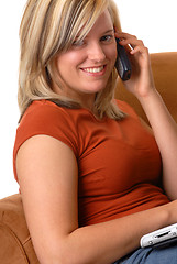 Image showing Attractive Blond Woman