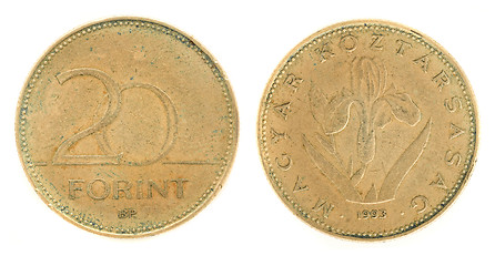 Image showing 20 Forint - hungarian money