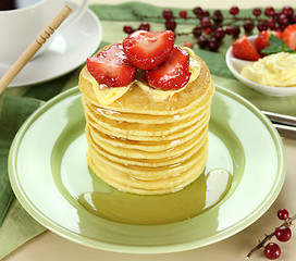 Image showing Honey Pancakes