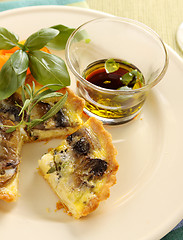 Image showing Mushroom Quiche