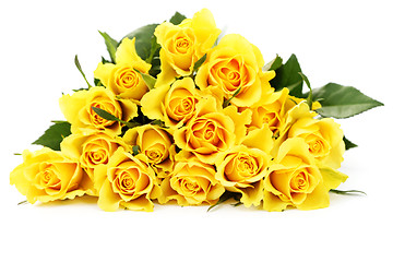 Image showing yellow roses