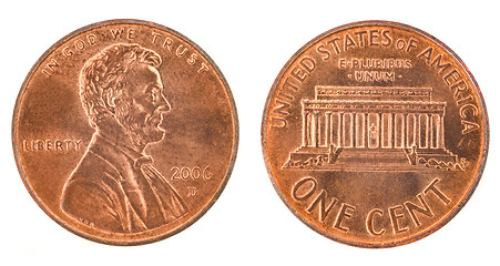 Image showing One cent