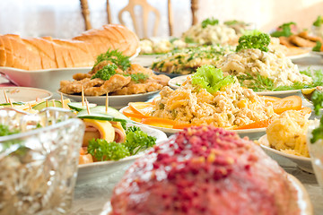 Image showing Banquet in the restaurant