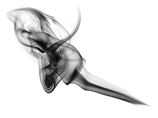 Image showing Magic fume abstract curves