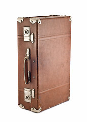 Image showing Adventures and travel - old-fashioned trunk