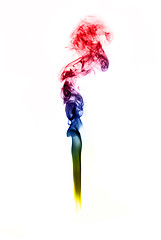 Image showing Magic colored smoke shape 