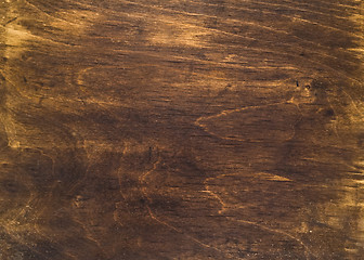 Image showing Close-up of obsolete plywood texture