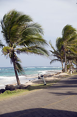 Image showing sallie peachie beach storm Corn Island Nicaragua