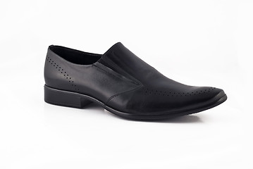 Image showing Men's classic leather shoe isolated over white