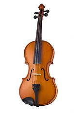 Image showing Antique violin isolated 