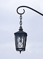 Image showing Old lantern in the street