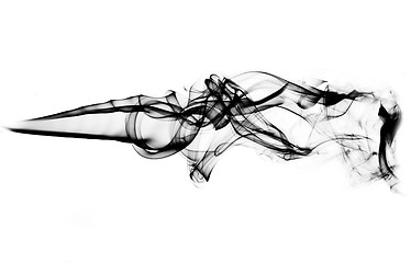 Image showing Beautiful abstract smoke