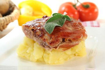 Image showing Saltimbocca