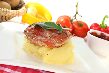 Image showing Saltimbocca