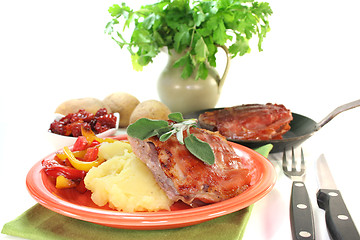 Image showing Saltimbocca