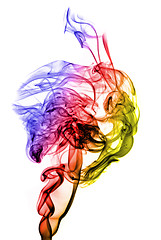 Image showing Colored Magic fume abstract