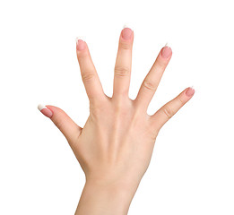 Image showing Girl hands.