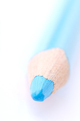 Image showing Blue crayon