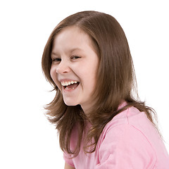 Image showing The laughing girl