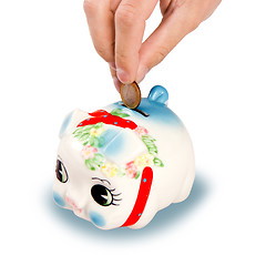 Image showing Pig-coin box