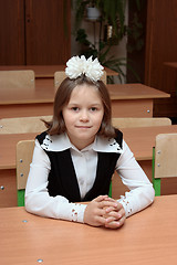 Image showing schoolgirl 