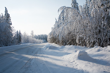 Image showing Icy road