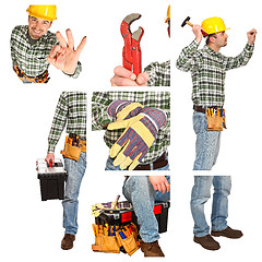 Image showing detail of manual worker