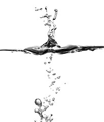 Image showing splash in water