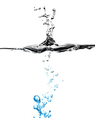 Image showing bubble water and splash