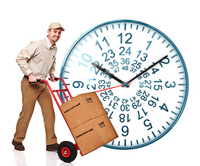 Image showing 48 ours clock shipping