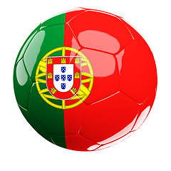 Image showing portugal soccer ball