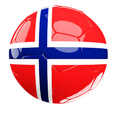 Image showing norway soccer ball