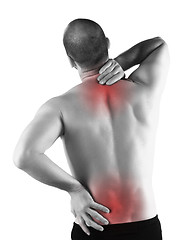 Image showing back serious pain