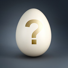 Image showing easter egg with question mark