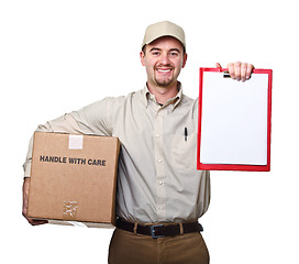 Image showing delivery man