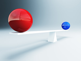 Image showing balanced balls